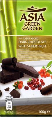 Chocolate Negro Con Edulcorantes Con Frutas 54% Cacao
