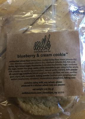 Blueberry & Cream Cookie