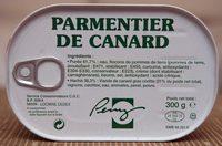 Parmentier De Canard Report Card