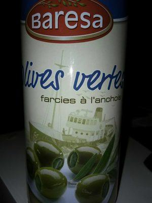 Olives Vertes Farcies  L'anchois