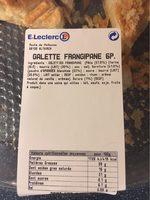 Galette Frangipane 6P. Report Card
