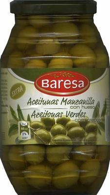 Aceitunas Verdes Enteras &quot;Baresa&quot; Variedad Manzanilla