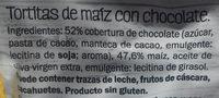 Tortitas De Maz Con Chocolate Ingredients