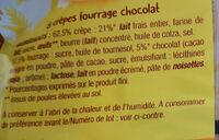 Crpes Chocolat Ingredients