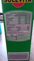 ACE Vitamin Juice Drink Nutrition Label