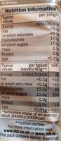 Red Seedless Grapes Nutrition Label