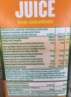 Jus D'orange  Base De Jus D'orange Concentr Ingredients