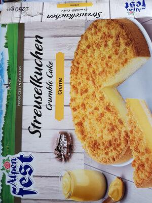 Confiserie Firenze Creme Streuselkuchen Tiefgefroren Mit Sahne Verfeinert