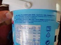 Yogur Griego Natural Light Ingredients