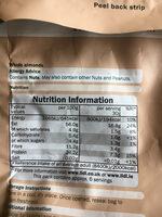 Amandes De Californie Nutrition Label