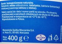 Serek Homogenizowany Naturalny Ingredients
