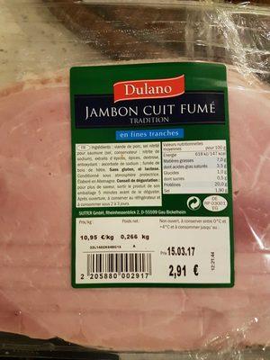 Jambon Cuit Fum
