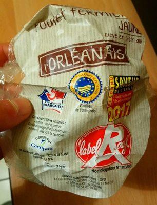 Poulet Jaune Fermier (Label Rouge)