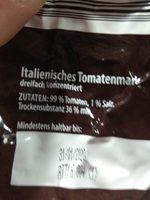 Tomatenmark Dreifach Konzentriert Ingredients