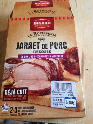Jarret De Porc Dsoss Et Son Jus D'chalotes & Moutarde