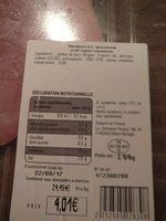 Jambon  L'Ancienne Cuit Sans Couenne Report Card