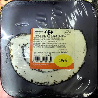 Roul Ail Et Fines Herbes (28% MG)