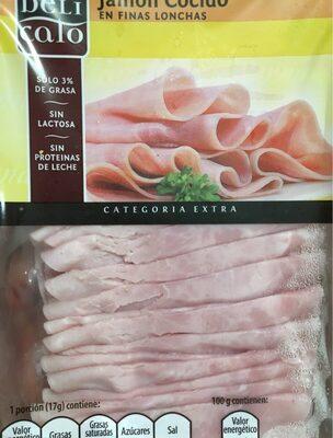 Jamon Cocido En Finas Lonchas
