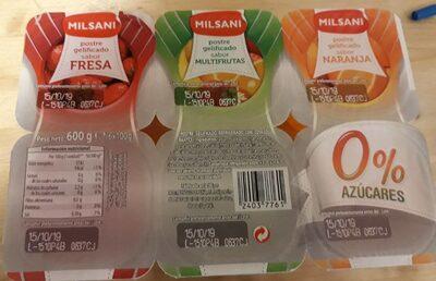 Gelatina 0% Azucares