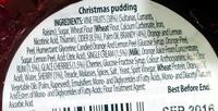 Connoisseur Christmas Pudding Ingredients
