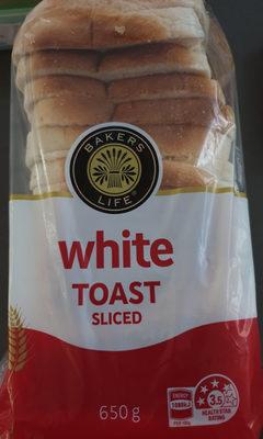 White Toast Sliced