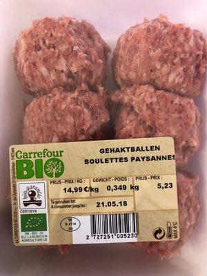 Boulettes Paysannes