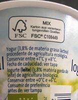 Bio Yogur Ingredients