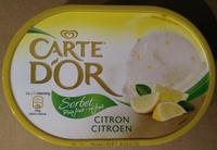 Sorbet Plein Fruit Citron Report Card