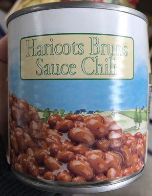 Haricots Bruns Sauce Chili