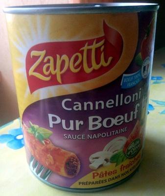 Cannelloni Pur Buf (Sauce Napolitaine)