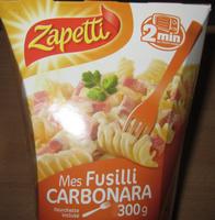 Mes Fusilli Carbonara Report Card