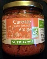 Carotte Lacto-fermente Bio Report Card