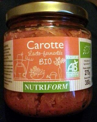 Carotte Lacto-fermente Bio