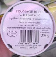 Fromage Bleu Au Lait Pasteuris Report Card