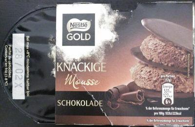 Knackige Mousse Schokolade