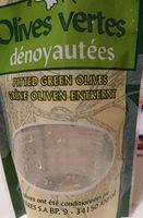 Olives Vertes Dnoyautes Report Card