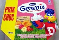 Gervais (Saveurs : Fraise, Banane, Pche, Framboise, Abricot) 18 Pots Report Card