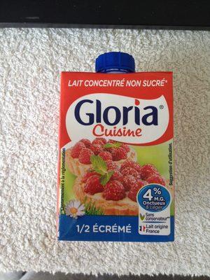 Gloria Lait Demi-crm Concentre Non Sucr 3 X 20cl