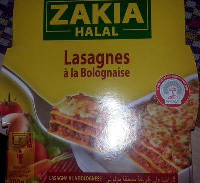 Lasagnes  La Bolognaise Halal - 300 G - Zakia