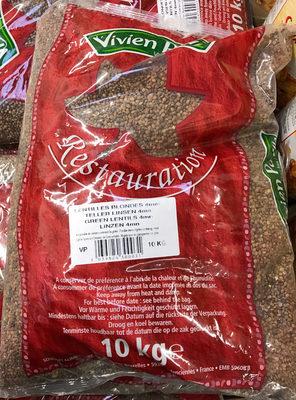 Lentilles Blondes 4mm