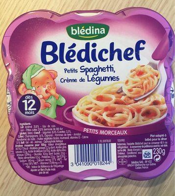Bldichef, Petits Spaghetti Et Sa Sauce Aux Lgumes Au Lait