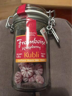 Bocal Bonbons Framboise 180G