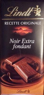 Chocolat Lindt Noir Extra Fondant. 52% Cacao