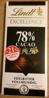 78% Cacao Edelbitter Vollmundig Report Card