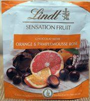 Sensation Fruit Orange Pamplemousse Rose Chocolat Noir Report Card