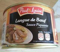 Langue De Boeuf Sauce Piquante Report Card
