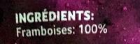 Framboises Surgeles Ingredients