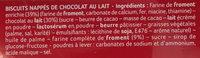 Sabls Anglais Chocolat Au Lait (lot X2) Ingredients