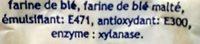 Farine De Bl Ingredients