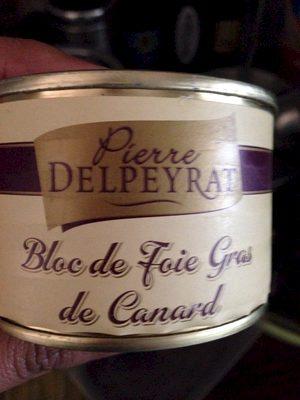 Bloc Foie Gras Canard 150 Origine France Delpeyrat